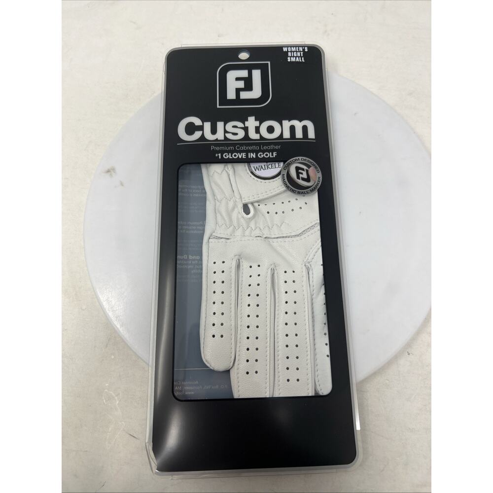 FJ Footjoy Leather Golf Glove Custom Women SMALL Right Hand